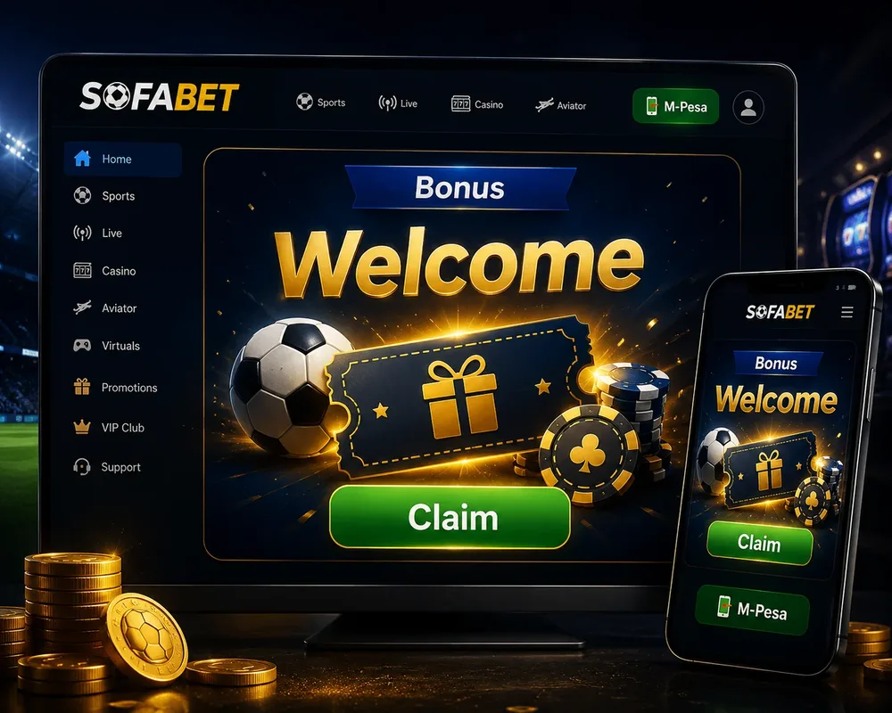 Sofabet Kenya Welcome Bonus preview